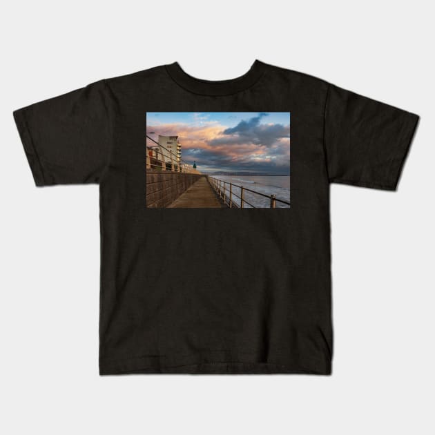 Swansea Bay Kids T-Shirt by dasantillo